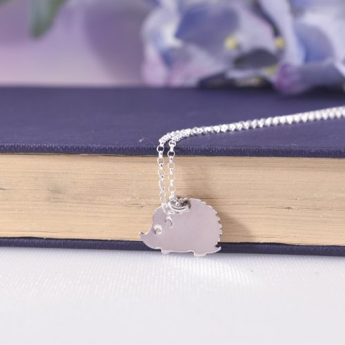 Handmade Sterling Silver Hetty Hedgehog Necklace