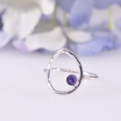 Handmade Sterling Silver Dewdrop Statement Ring