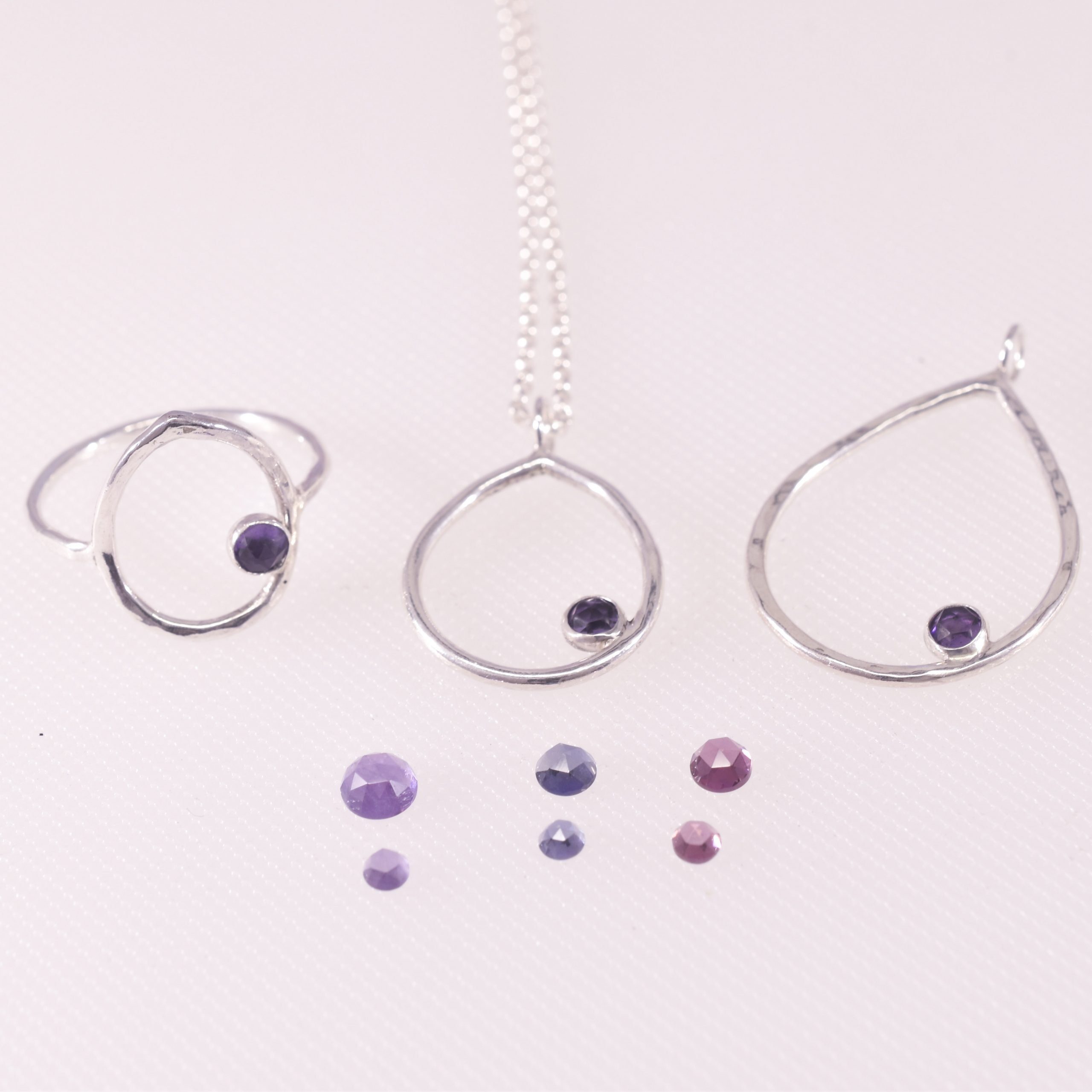 Handmade Sterling Silver Dewdrop Maxi Pendant - Image 7