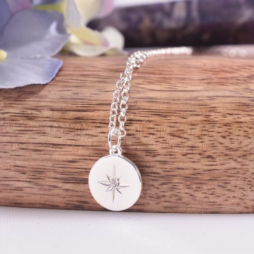 Handmade Sterling Silver Guiding Star Necklace