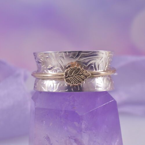 Handmade Sterling Silver Bramble Spinner Ring