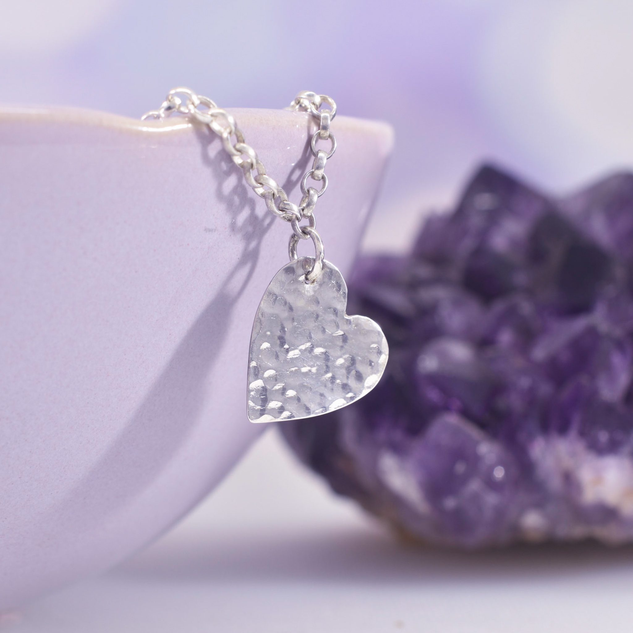 Sterling Silver Cherish Heart Bracelet