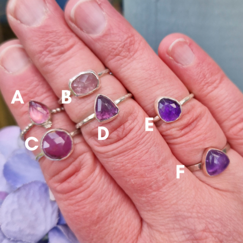 Sterling Silver Dusk Dreams Rings