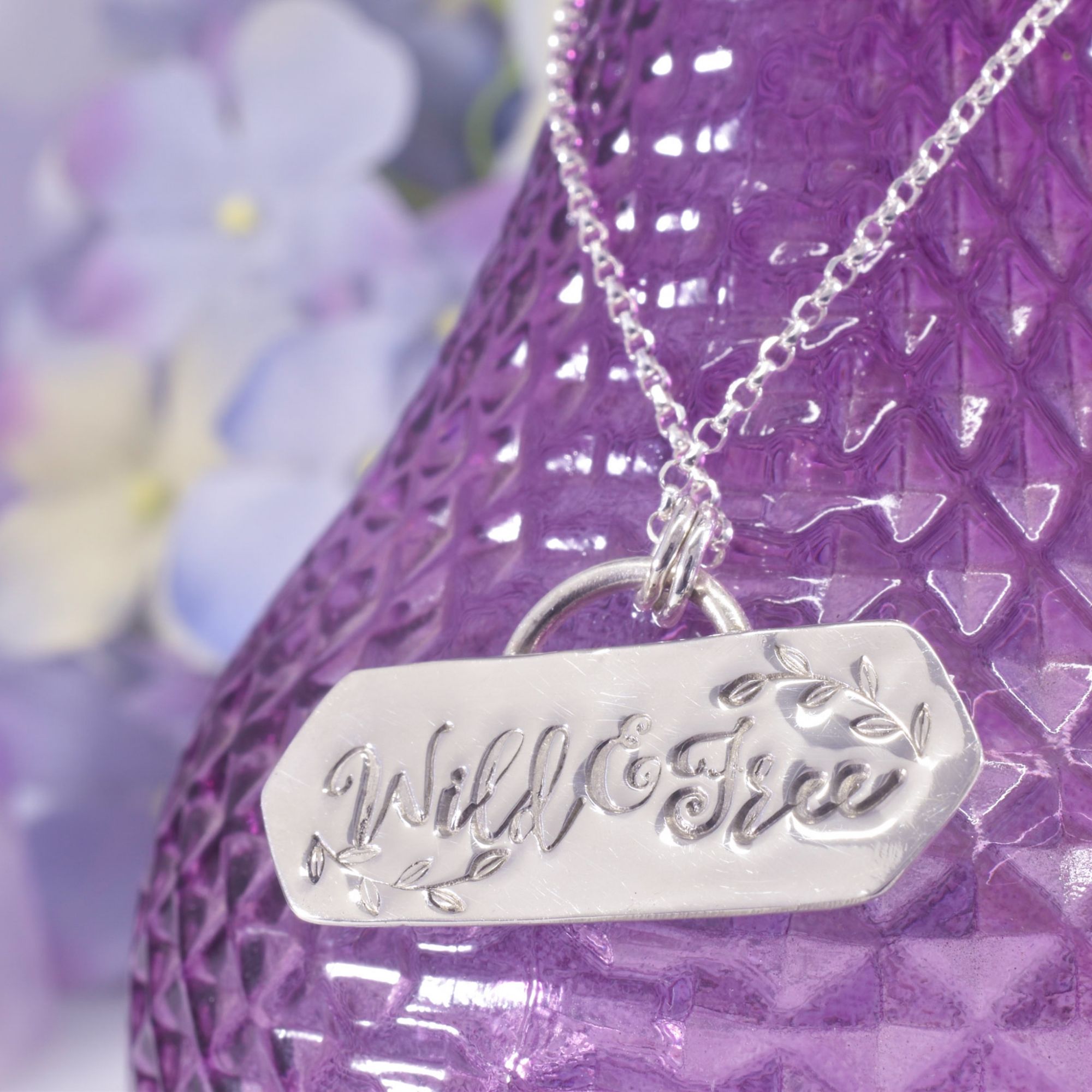 Sterling Silver Amethyst Wild & Free Necklace - Image 4