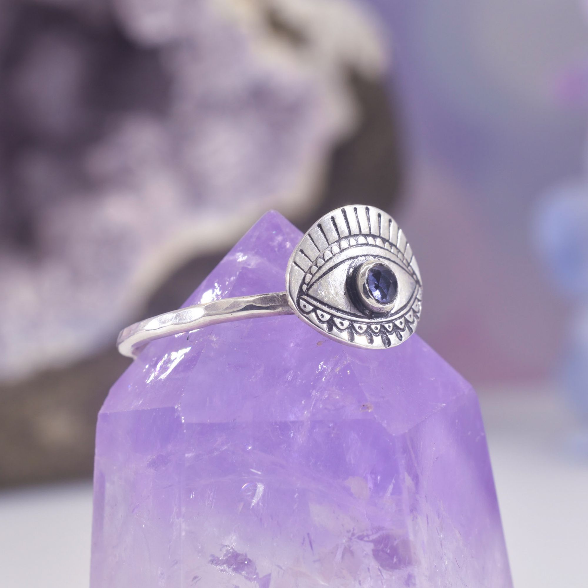 Evil eye ring