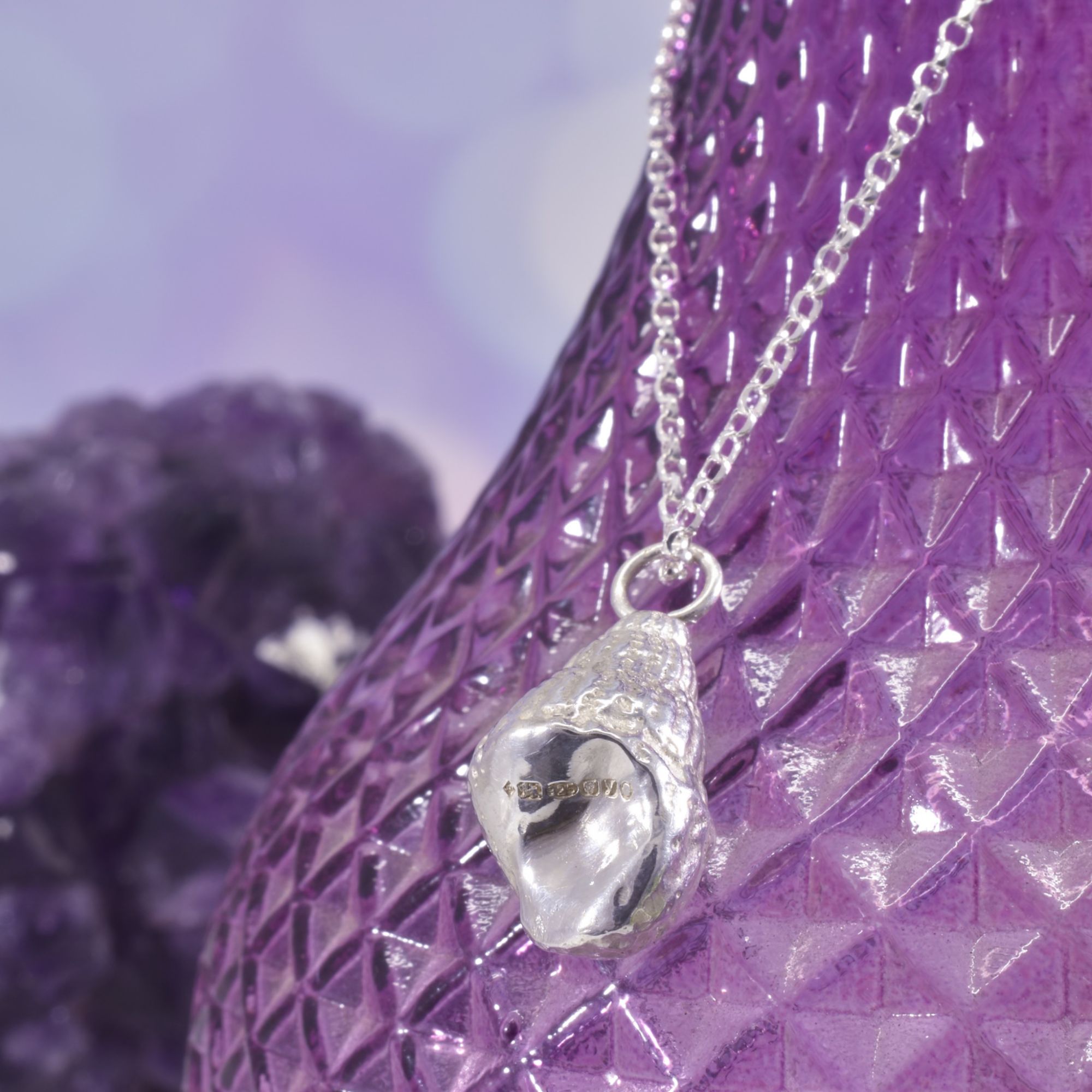 Sterling Silver Essex Welk Shell Necklace - Image 4