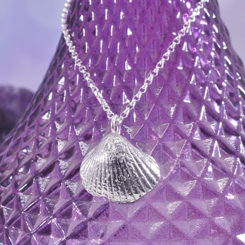 Sterling Silver Essex Cockle Shell Necklace